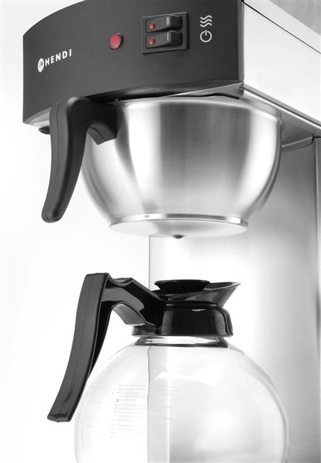 Zaparzacz przelewowy do kawy, 1,8 l, 2,1 kW, 220x383x465 mm | HENDI, Kitchen Line