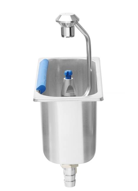 Płuczka do gałkownic do zabudowy z systemem myjącym 270x110x115 mm | STÖCKEL, 755181