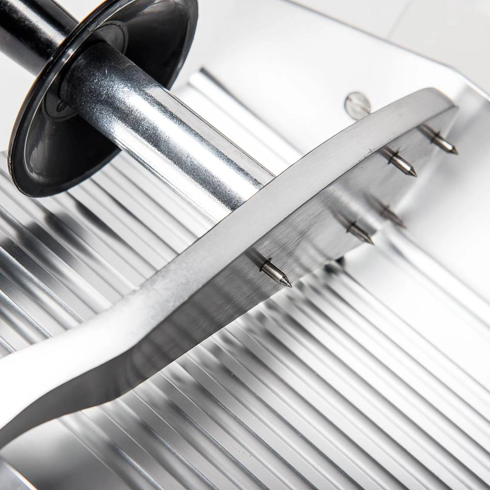 Krajalnica do wędlin i serów z powłoką nieprzywierającą, nóż Ø250 mm, 0.32 kW, 380x490x380 mm | STALGAST, 722252