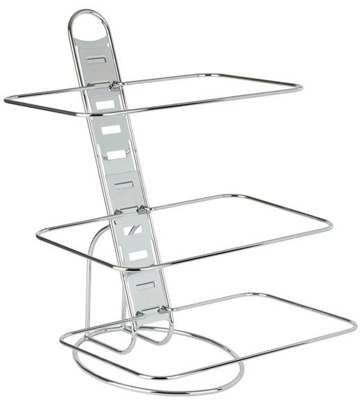 Etażera bufetowa GN 1/1 520x590x660 mm na 3 pojemniki ze stali chromowanej | APS, Big GN