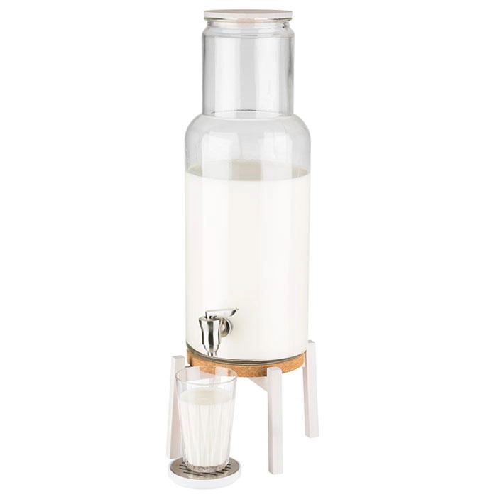 Szklany pojemnik do dyspensera 7,5 l, 170x460 mm | APS, Nordic White
