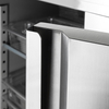 Szafa mroźnicza 2-drzwiowa ze stali nierdzewnej, GN 2/1, 1300 l, 1340×680×1400 mm | STALGAST, 830145