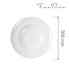 Talerz do pasty, Ø300 mm | FINE DINE, Bianco