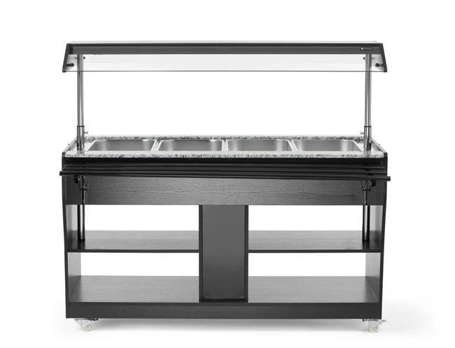 Bufet do potraw, GN 1/1, 220-240 V, 2 kW, 1490x765x1370 mm | HENDI, 274064