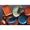 Talerz serwingowy, 215x120 mm, niebieski | FINE DINE, Iris