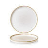 Talerz płytki z rantem, Ø210 mm | CHURCHILL, Stonecast Barley White