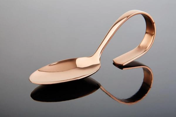 Łyżka przystawkowa 120 mm ze stali nierdzewnej, miedziana | APS, Classic
