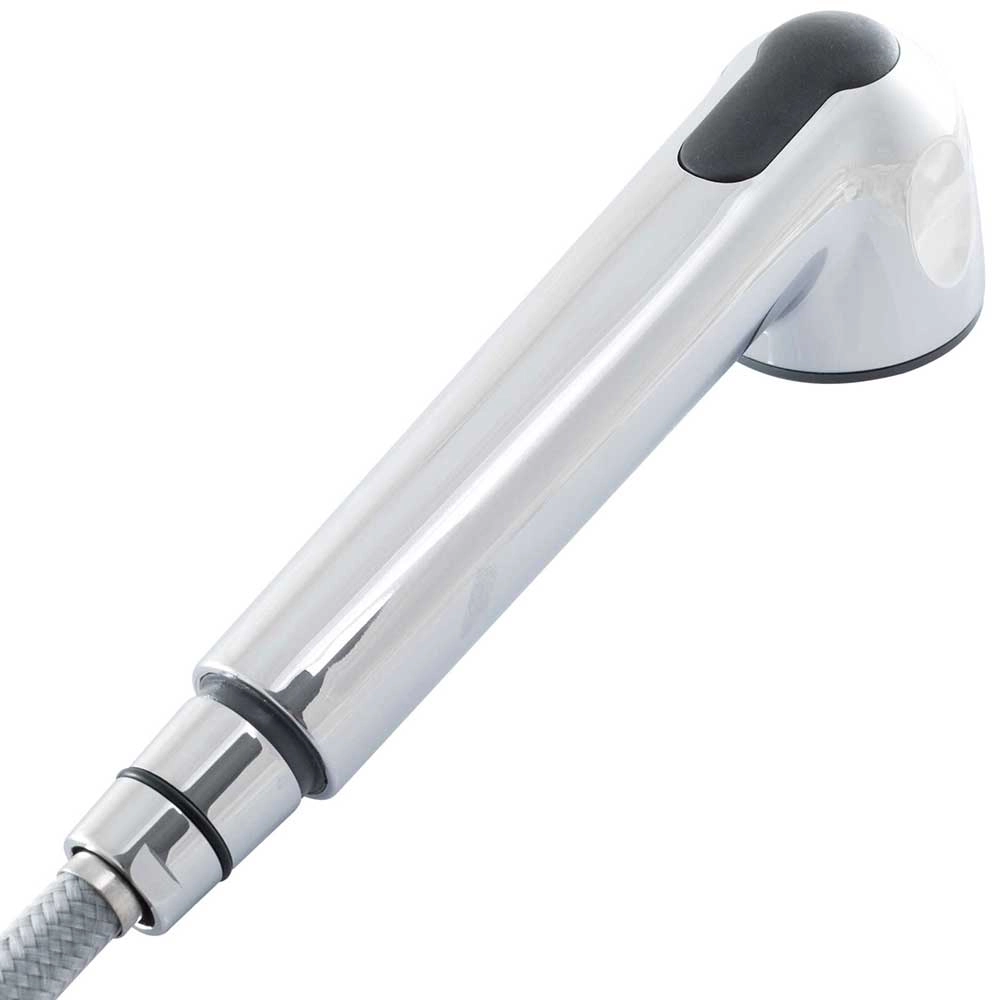 Bateria umywalkowa łokciowa z wyciąganym prysznicem | STALGAST, 651111