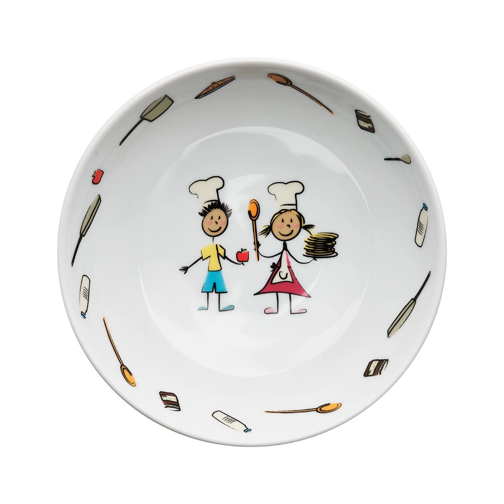 Talerz głęboki z porcelany Ø180 mm, 720 ml | STALGAST, Przedszkolny II