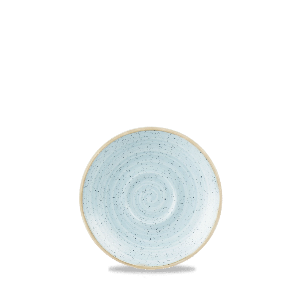 Spodek espresso, Ø118 mm | CHURCHILL, Stonecast Duck Egg Blue