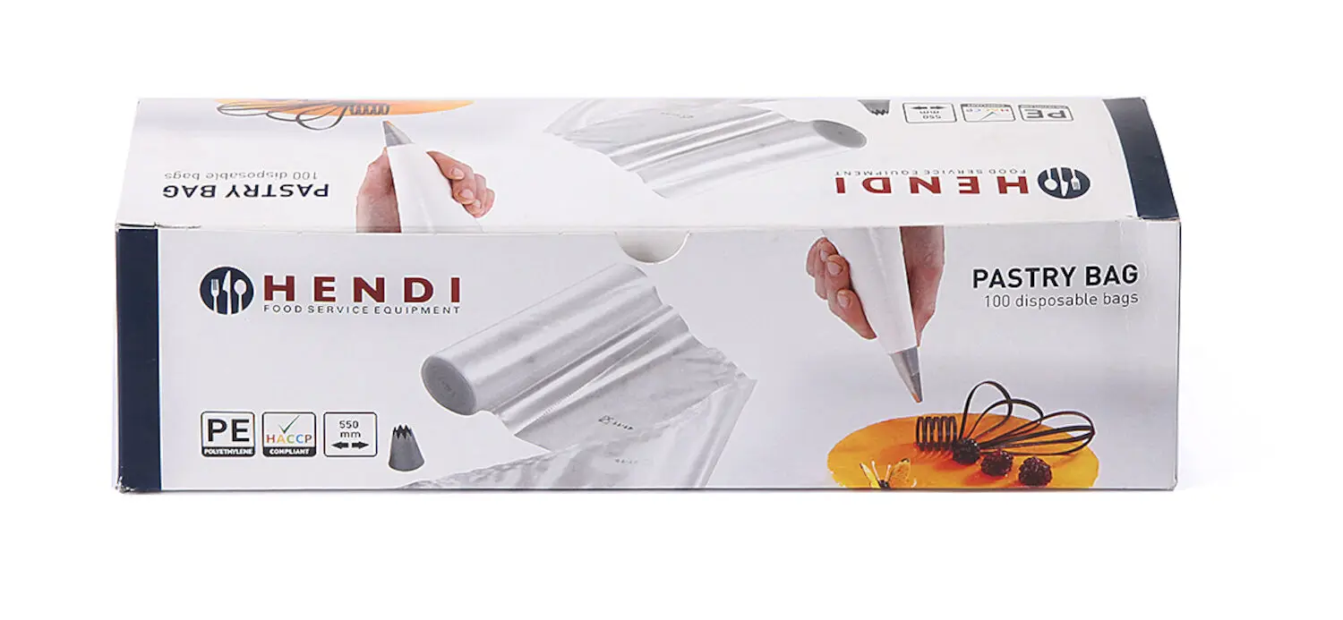 Worki do szprycowania jednorazowe 445x220 mm, 100 szt. | HENDI, 557112