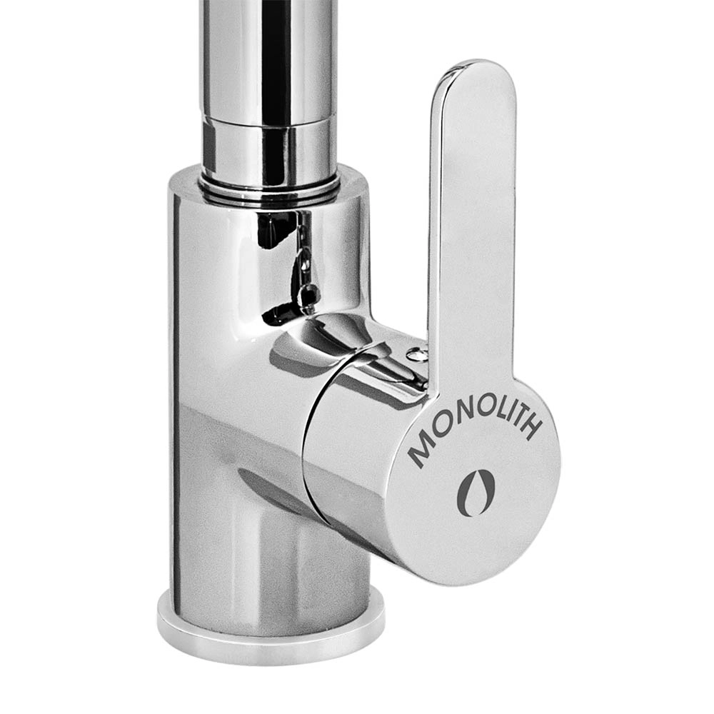 Bateria umywalkowa z wyciąganym prysznicem na sprężynie | MONOLITH, 651115