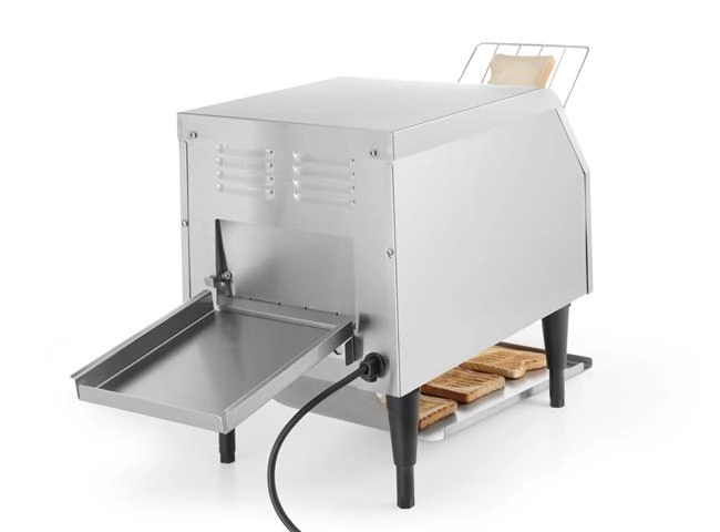 Toster przelotowy pojedynczy, 220-240 V, 1,34 kW, 288x368x410 mm | HENDI, 261200