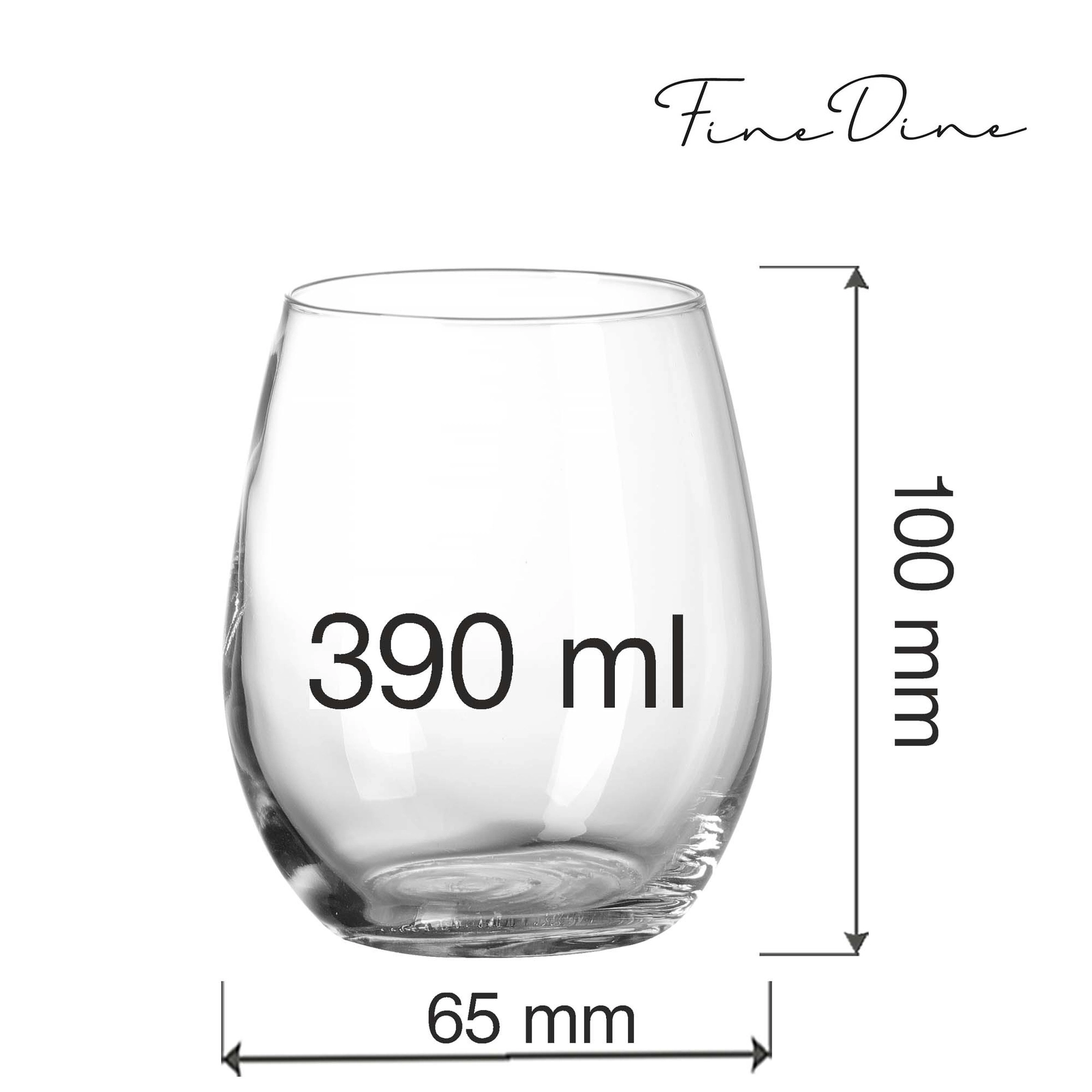 Szklanka niska, 390 ml | FINE DINE, Cantare