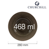 Talerz do pasty, Ø280 mm | CHURCHILL, Stonecast Patina Iron Black