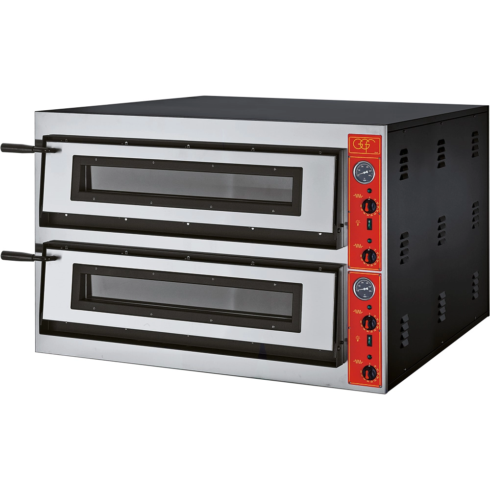 Piec do pizzy, 2×9×Ø30 cm, 19.2 kW, 400 V, 1150×1020×750 mm | GGF, E-Line
