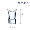 Kieliszek do wódki i likieru Ø45 mm, 34 ml | ARCOROC, V8248