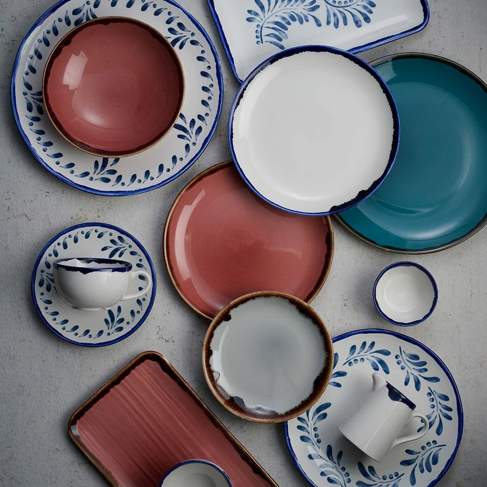 Filiżanka do cappuccino, 340 ml, granatowa | CHURCHILL, Harvest Ink