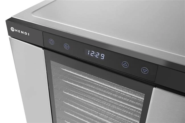 Suszarka do żywności, 10 tac, 230 V, 1 kW, 430x550x416 mm | HENDI, Profi Line