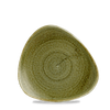 Talerz trójkątny, Ø229 mm | CHURCHILL, Stonecast Plume Green