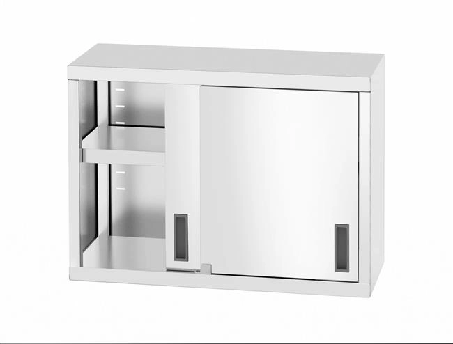 Szafka wisząca spawana z drzwiami suwanymi, 800x300x600 mm | HENDI, Profi Line