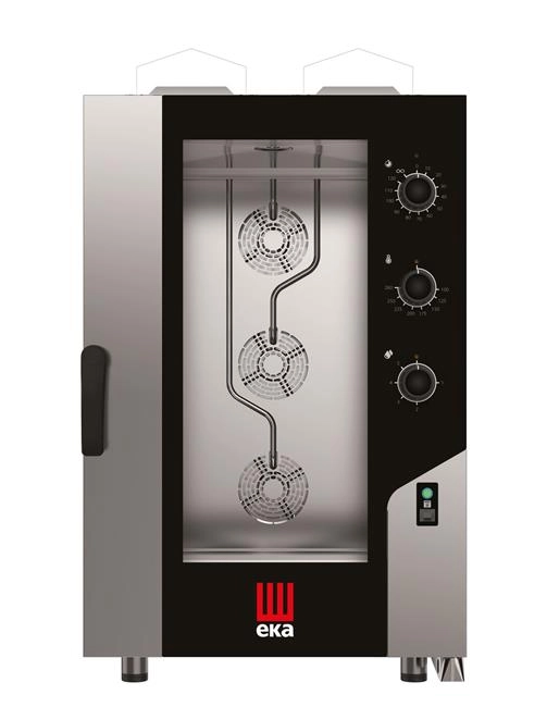 Piec konwekcyjno-parowy 11×GN 1/1, gazowy, 17,5 kW, 730×855×1231 mm | TECNOEKA, Millennial Smart