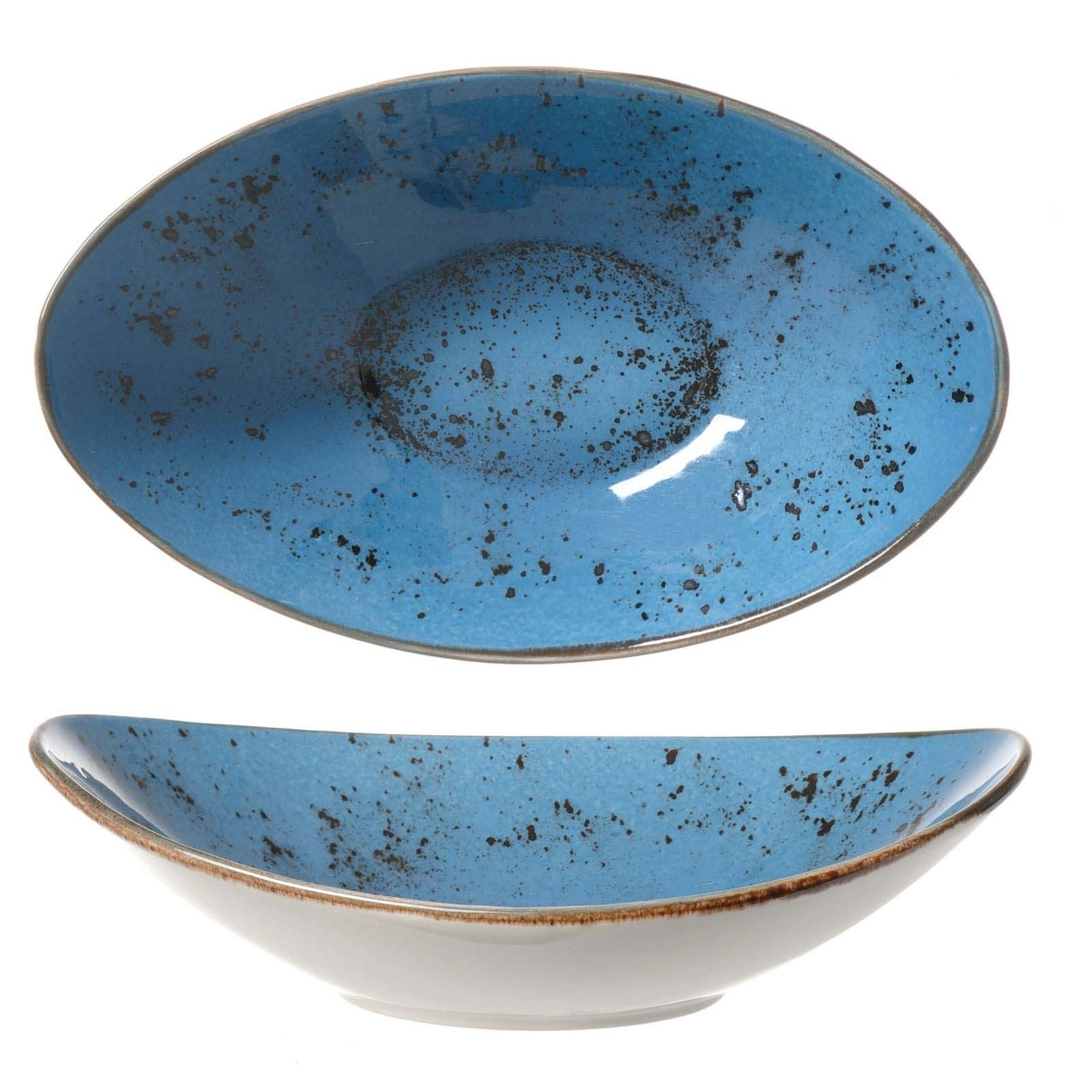 Miska łódka, 250x160 mm, niebieska | FINE DINE, Iris