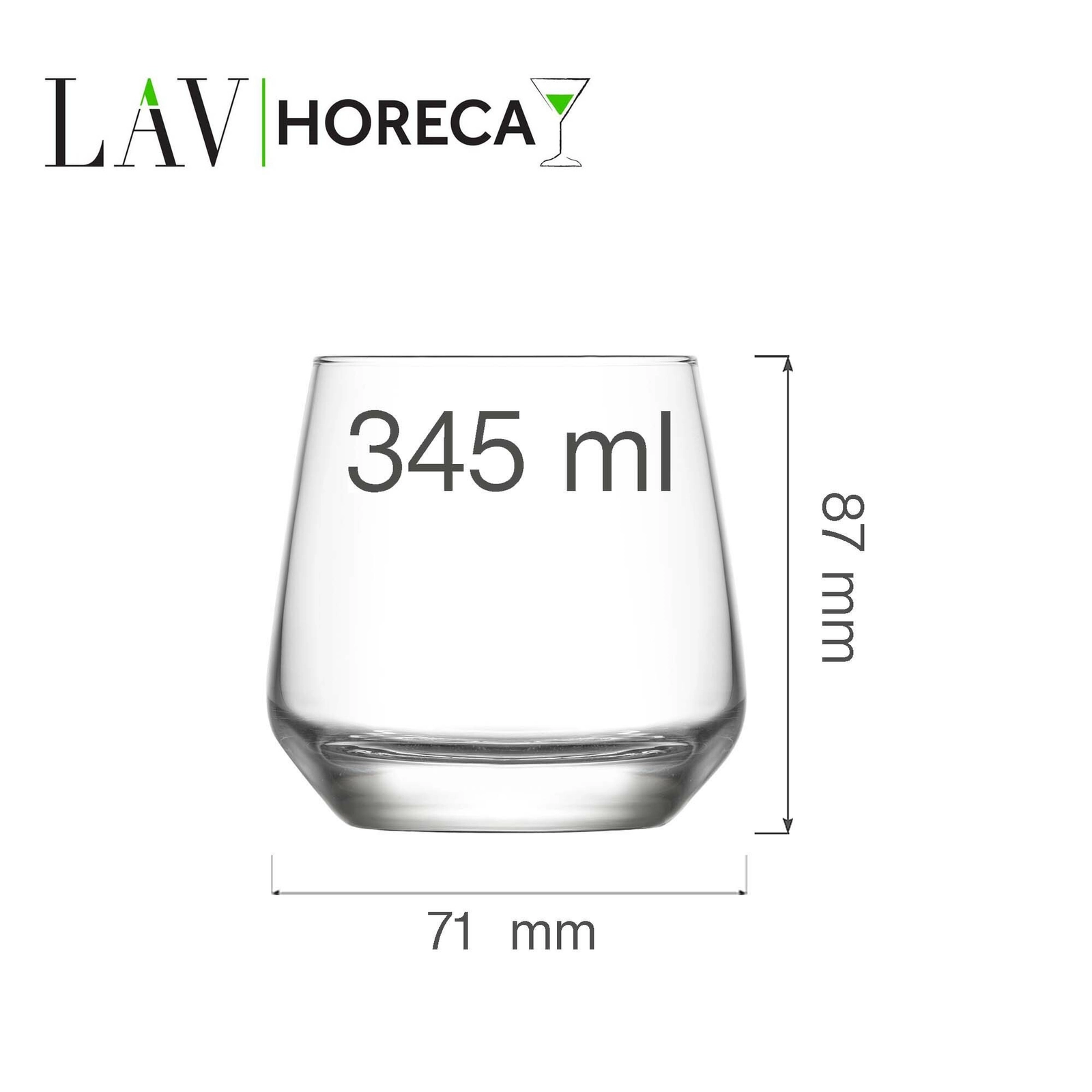 Szklanka do whisky, 345 ml | LAV, Lyon