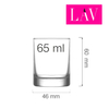 Kieliszek do wódki i likieru, 65 ml | LAV, Liberty