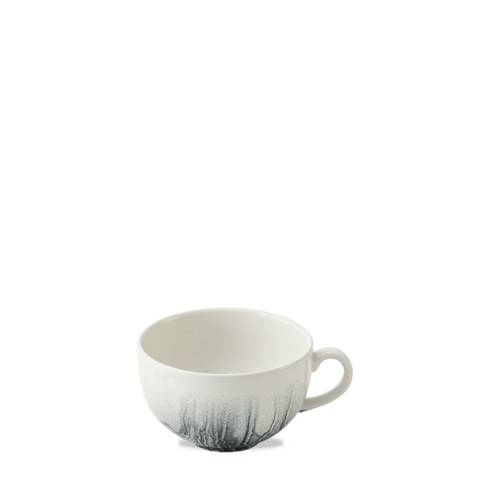 Filiżanka do cappuccino, 340 ml, kremowa | CHURCHILL, Tide Black