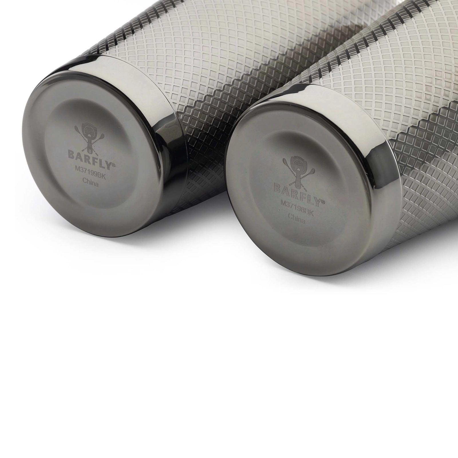 Shaker Tin Tin Diamond Lattice, czarny, 830/530 ml | BARFLY, M37200BK