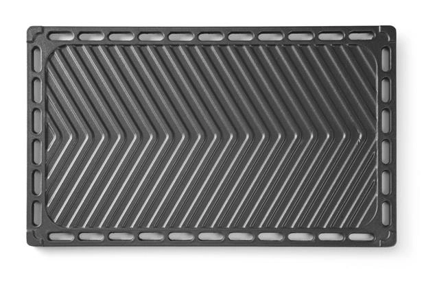 Płyta grillowa żeliwna dwustronna, GN 1/1, 325x530 mm | HENDI, 932001
