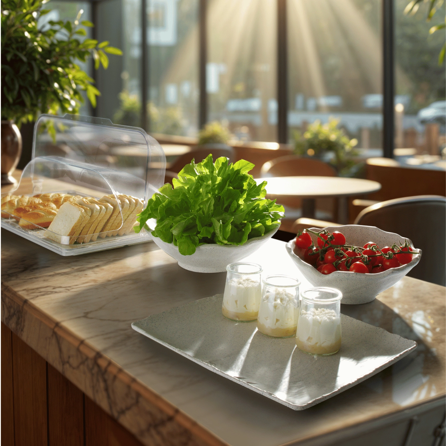 Pokrywa roll-top z poliwęglanu GN 1/1, 535×330×135 mm | FINE DINE, Rock