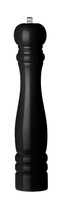 Młynek do pieprzu drewniany, czarny, ø60x315 mm | HENDI, 469552