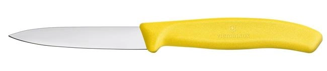 Nóż do jarzyn gładki, 80 mm, żółty | VICTORINOX, 6.7606.L118