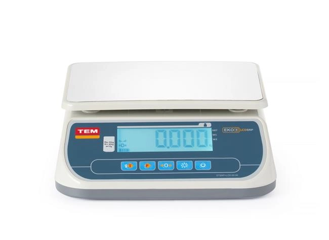 Waga sklepowa LCD z legalizacją, 30 kg, 295x320x120 mm | TEM, SRP+