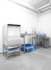 Zmywarka do naczyń 500x500 mm, sterowana elektronicznie, 400 V, 6,6 kW, 576x645x837 mm | HENDI, 231753