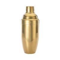 Shaker barmański 3-częściowy w stylu japońskim, 700 ml, złoty | BARFLY, M37039GD