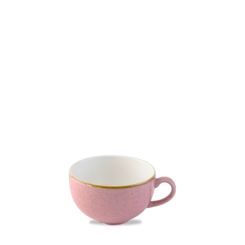 Filiżanka cappuccino Ø110 mm, 340 ml, różowa | CHURCHILL, Stonecast Petal Pink