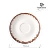 Spodek do espresso, Ø115 mm, pomarańczowy | FINE DINE, Vanilla