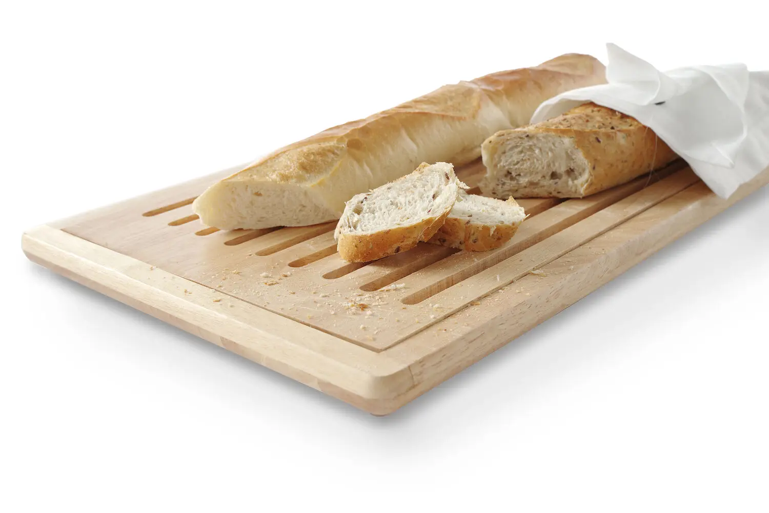 Deska do krojenia pieczywa, ciemne drewno, 475x322 mm | HENDI, 505502