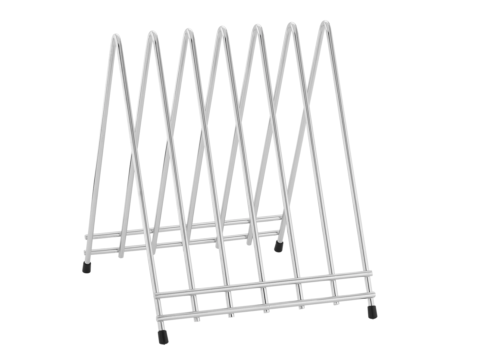 Stojak na 6 desek ze stali nierdzewnej 230x310x270 mm | TECHNICA, Silver Line