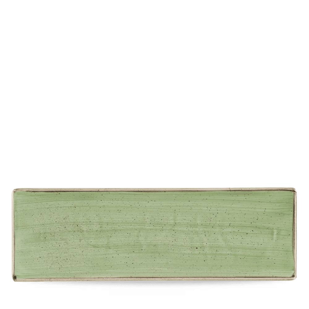 Talerz podłużny, 323×110 mm | CHURCHILL, Stonecast Sage Green