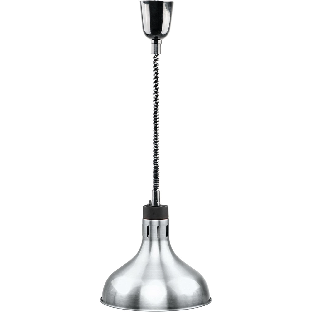 Lampa do podgrzewania potraw wisząca srebrna 0.25 kW, Ø290 mm | STALGAST, 692610