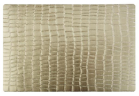 Podkładka na stół 450x300 mm z tworzywa sztucznego, złota | APS, Croco
