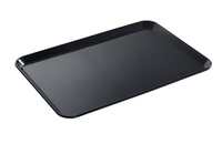 Taca ekspozycyjna, czarna, 350x240x17 mm | HENDI, 569207