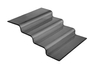 Schody bufetowe 4-stopniowe, 350×125×400 mm, czarne | FINE DINE, Vetro