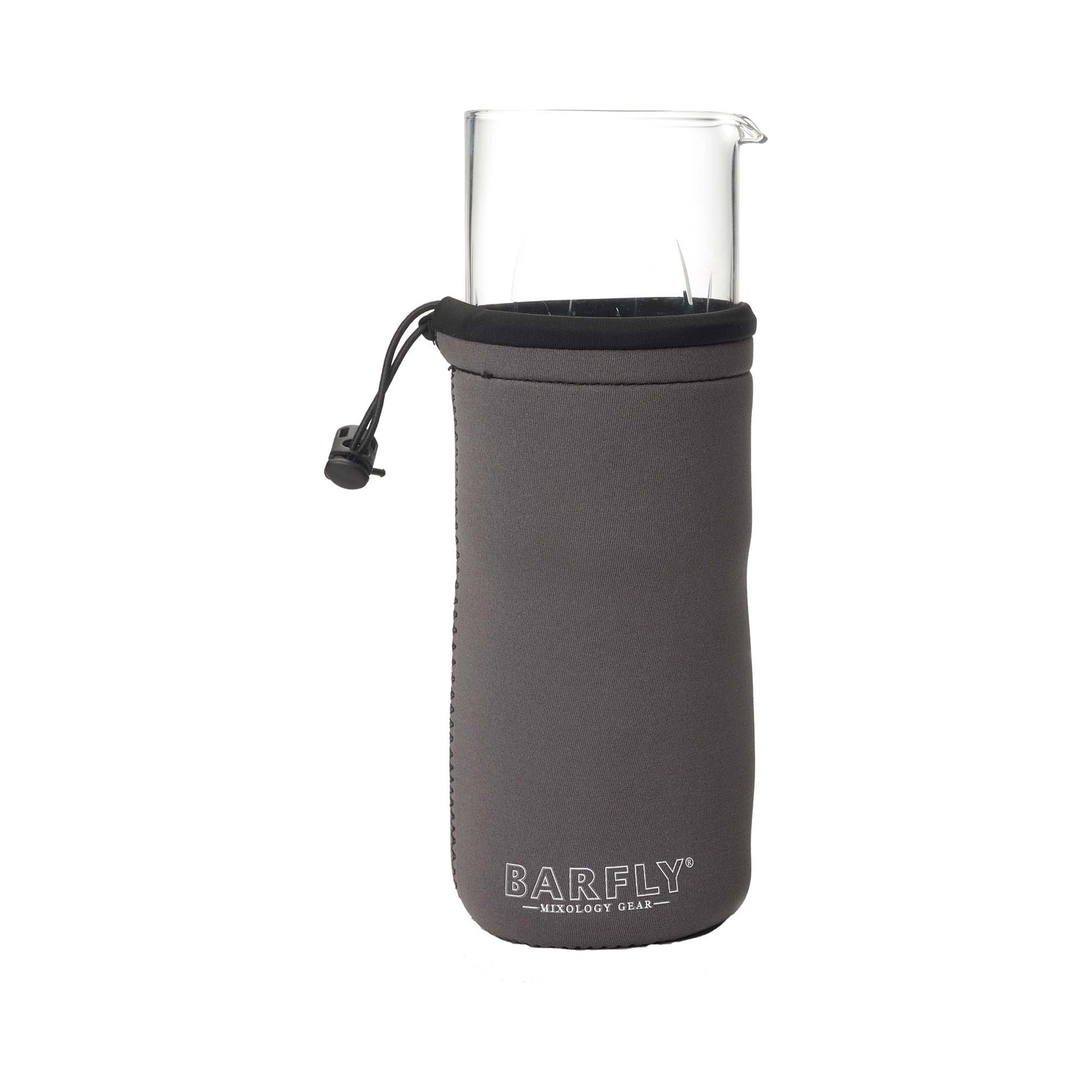 Pokrowiec na szklanicę barmańską, 500/550 ml, szary | BARFLY, M37183