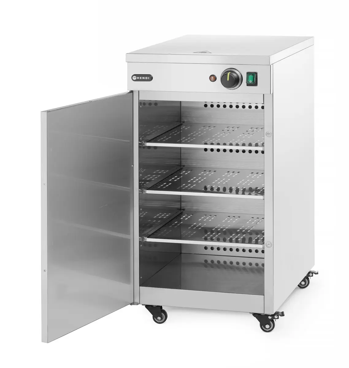 Podgrzewacz do talerzy pojedynczy, 230 V, 0,4 kW, 393×571×766 mm | HENDI, 250167