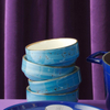 Miska sztaplowana, Ø80 mm, 150 ml, niebieska | FINE DINE, Iris
